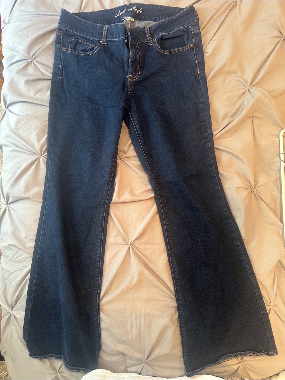American Eagle Outfitters Dark Blue Flare Jeans